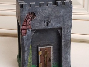 archers watchpost playsets dungeons dragons rpg terrain tower wargaming 3d print model - Mito3D