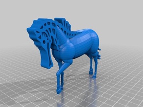 sillyserious l'hippocampe les animaux 3d print model - Mito3D