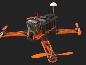 ipi-quad-v20 rc Fahrzeuge 250 Drohne die Drohnen fpv racing frame qav qav250 quadcopter zmr250 3d print model - Mito3D