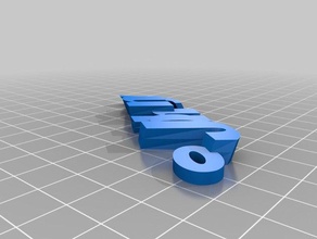 il mio personalizzato fullyiamburnys keyfob portachiavi generatore di johny 3d print model - Mito3D