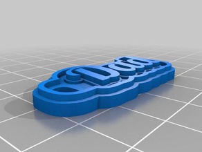 dad keychain keychains customized 3d print model - Mito3D