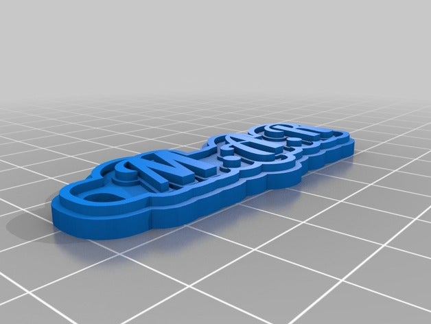 mar Anahtarlık özelleştirilmiş 3D print model - Mito3D