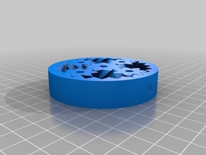mi personalizados cautivo engranaje planetario conjunto paramétrico la robótica 3d print model - Mito3D
