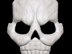 Vampir-Schädel-Maske Kostüm costumechallenge 3d print model - Mito3D