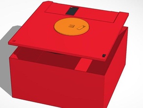 caja de disquette 3d l'impression tests 3d print model - Mito3D