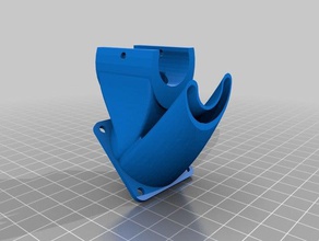 kossel mini combined blower housing v2 3d printing 3d print model - Mito3D