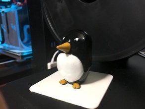 pinguim animais 3d print model - Mito3D