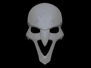 overwatch reaper Maske Kostüm 3d print model - Mito3D
