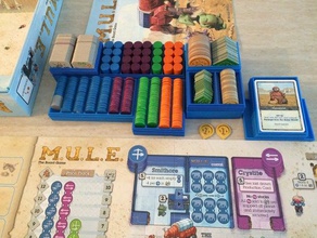 mule boardgame boxes games board game organizer video 3d print model - Mito3D