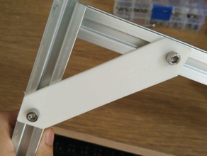 2020 angle bracket type2 parts aluminum extrusion 3d print model - Mito3D