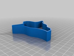 ghost cookie cutter simple food drink 3d print model - Mito3D