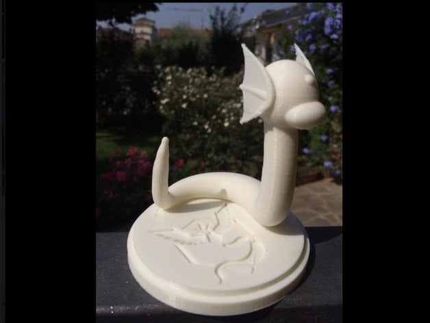 pokemon dratini gehen dragonite evolution Skulpturen Figuren 3D print model - Mito3D