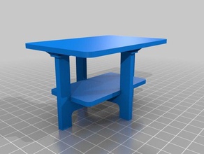 collapsible table model furniture household 3d print model - Mito3D