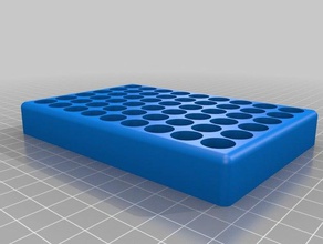 hplc vial rack los contenedores personalizado 3d print model - Mito3D