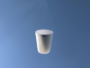 taza de espuma poliestireno organización plástico almacenamiento 3d print model - Mito3D