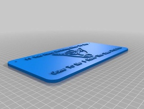 my quote signs logos customized 3d print model - Mito3D