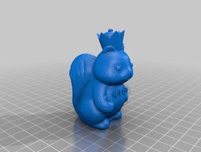 squirrel queen cici 3d printing 3d print model - Mito3D