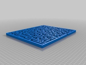 mon personnalisée a-maze-ing labyrinthe puzzles 3d print model - Mito3D