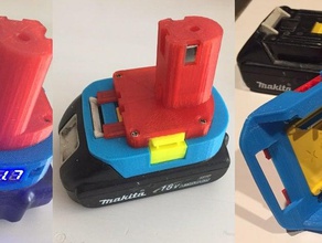 makita pil adaptörü parçaları 3d print model - Mito3D