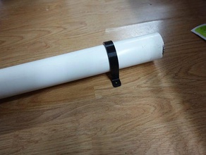 staffa di montaggio a 50mm centrale tubo aspirazione parti fascio electrolux 3d print model - Mito3D