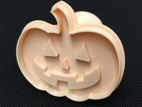 calabaza plastilina sello de juguete juego accesorios halloween play doh playdoh 3d print model - Mito3D