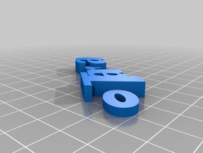 my customized fullyiamburnys keyring keyfob generator tara keychains 3d print model - Mito3D