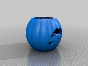 pumpkin can coozie food drink beer halloween holder household useful 3d print model - Mito3D