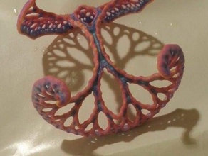 o fractal árvore a arte belgique bélgica lige mandelbulb3d vanlindtmarc 3d print model - Mito3D
