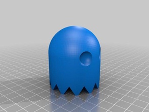 angepassten pacman ghost 50mm w5mm led - Spielzeug Spiele 3d print model - Mito3D