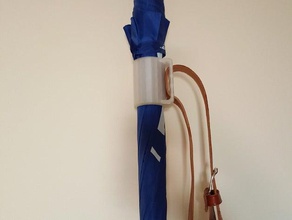 umbrella holster accessories holder rain 3d print model - Mito3D