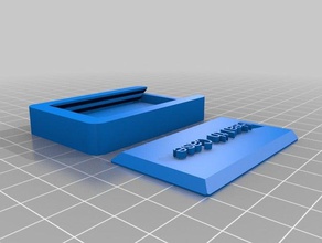 meine Gesundheit Fall angepasste Runde box mit Deckel Container 3d print model - Mito3D