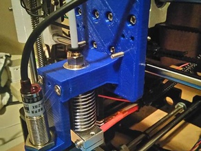 sensor bracket anet a8 bowden carriage 3d printer parts auto bed leveling 3d print model - Mito3D
