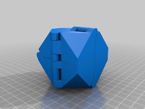 augusto&acutes folding cube puzzles customized 3d print model - Mito3D