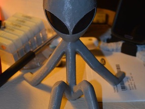 stickman phone tablet stand office 3d print model - Mito3D