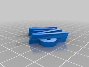 bailey blue llaveros personalizado 3d print model - Mito3D