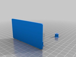 do obturador, controle de caixa rev2 painel traseiro eletrônica personalizado 3d print model - Mito3D