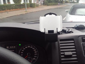 mobile phone holder adapter vw automotive car handy smartphone 3d print model - Mito3D