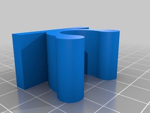 destek duvar barre velux organizasyon özelleştirilmiş 3d print model - Mito3D