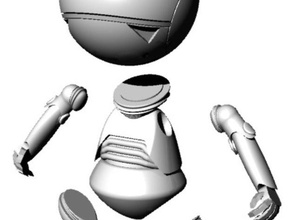 marvin deprimido modelo los robots 3d print model - Mito3D