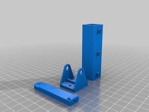 linear actuator using geared retract motor rc vehicles 3d print model - Mito3D