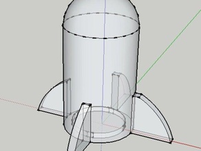 rocket th&eacuteo - Spielzeug Spiel Zubehör 3d print model - Mito3D