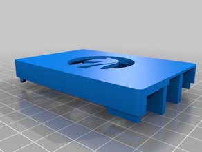 raspberry pi 3 cas du corps de la paix logo ordinateur 3d print model - Mito3D