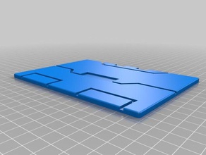piloto de la resistencia en el pecho placa bordes redondeados disfraz 3d print model - Mito3D