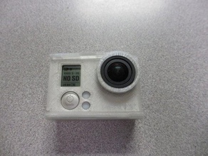 gopro hero 3 protective case camera fpv plus 3d print model - Mito3D