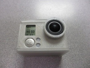 gopro hero 3 bacpac caja de protección la cámara mochila batería caso plus del teléfono 3d print model - Mito3D