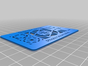 sierra carrolls de la tarjeta signos logotipos personalizado 3d print model - Mito3D