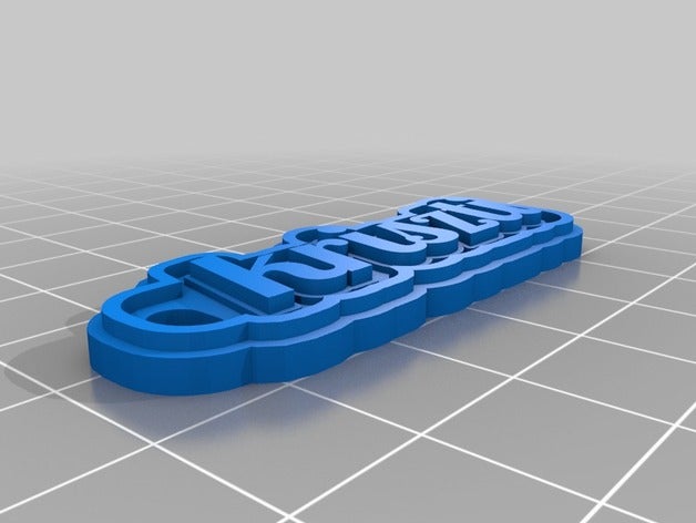 kriszti keychains manufacturing 3D print model - Mito3D