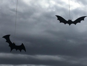 halloween decorativos morcegos 3d print model - Mito3D