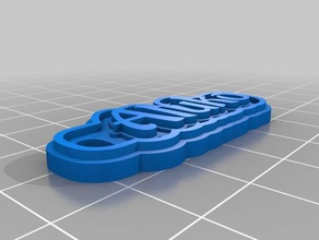 aluko Schlüsselanhänger angepasst 3d print model - Mito3D