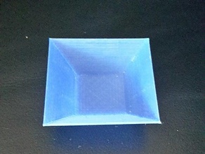 small square bowl household box 3d print model - Mito3D